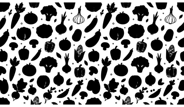 Vegetable Seamless Pattern