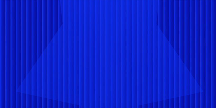 Dark blue gradient abstract background, shiny liquid with striped effect. Wavy striped glass refraction.