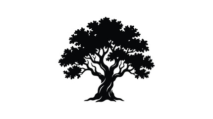 Fototapeta premium tree silhouette high quality professional detailed modern elegant stylish clean crisp vibrant colorful