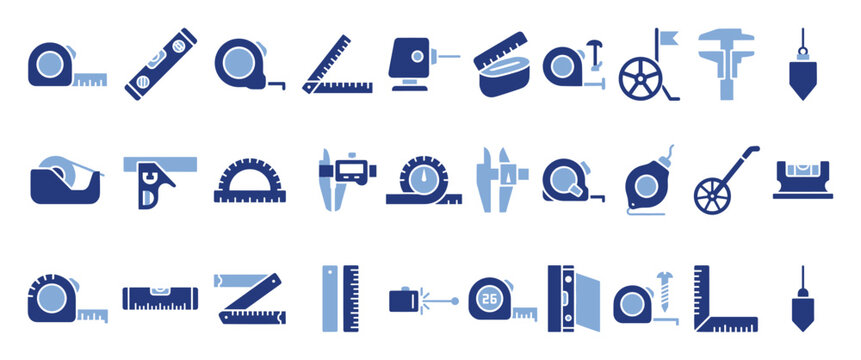 Essential measuring tools and precision instruments for architectural, construction, and engineering tasks