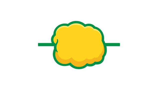 Golden Fleece pelt vector icon with editable stroke. Greek mythology Jason and the Argonauts legend illustration. Flat minimalist scalable colorful design of mythical treasure on white background.