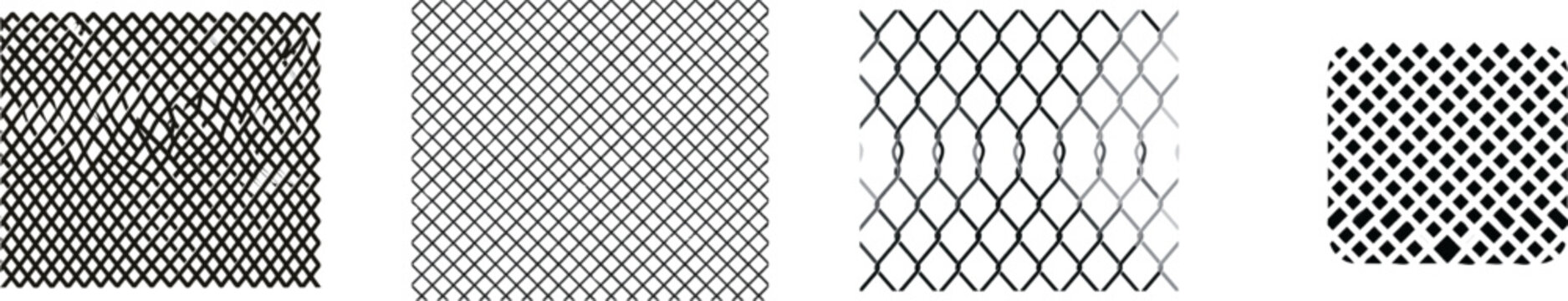 A minimalist geometric pattern of small overlapping diagonal lines in dark charcoal, silver, and white, isolated on a symmetrical square background with high resolution