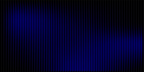 A visually striking abstract composition featuring luminous vertical lines in a vibrant blue hue against a deep, dark background, evoking a sense of advanced technology and digital. © Andi