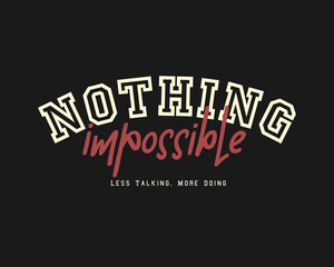 Obraz premium typography aesthetic Urban Streetwear quotes motivational Graphic tees Design ideas customize templates