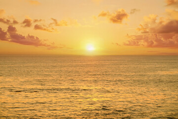 Fototapeta premium sunset on the sea