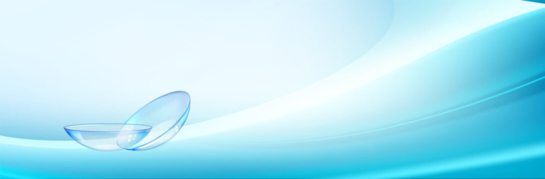 Blue contact lenses for your eye health
