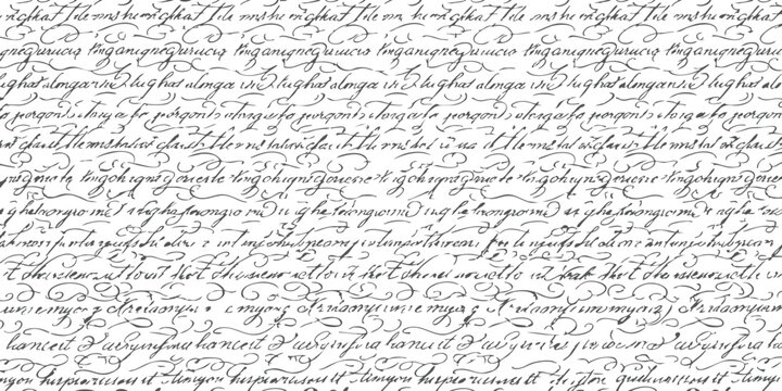 Abstract texture background with vintage handwritten cursive script calligraphy pattern
