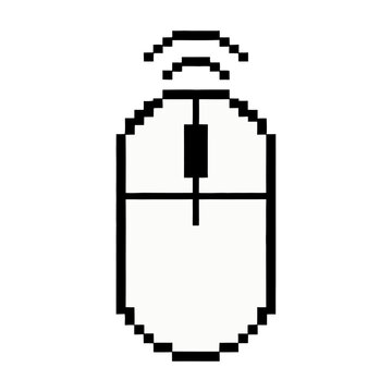 Pixel art bomb icon with fuse lit flat design vector