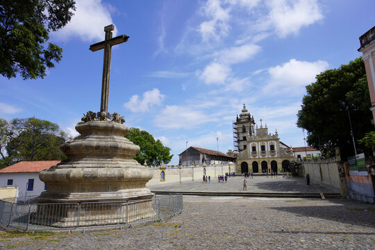 Historic San Francisco Cultural Center and Church in Joao Pessoa, Paraiba, Brazil