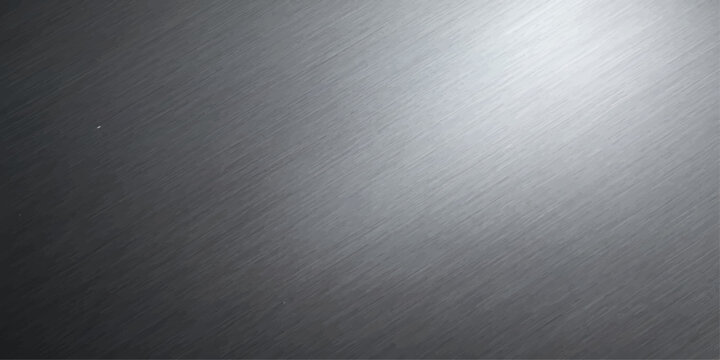 Metallic Texture and Light Reflection - A study in surface and light showcasing a smooth, brushed metal surface bathed in a soft, diffused glow. for ui, web, art, design, background, etc.