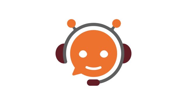 AI Chatbot Icon Animation (mp4 | 4k )