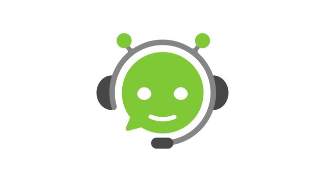 AI Chatbot Icon Animation (mp4 | 4k )