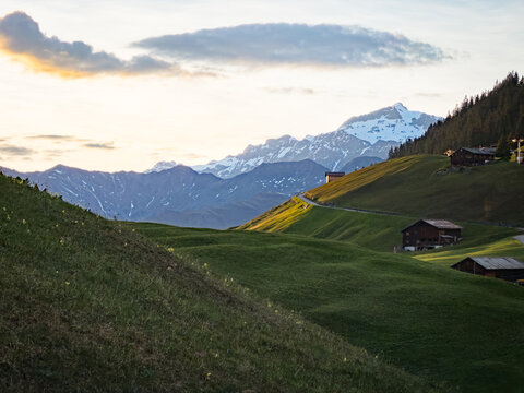Sankt Ant&ouml;nien in den Schweizer Alpen