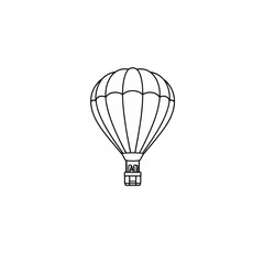 Naklejka premium Hot Air Balloon Icon