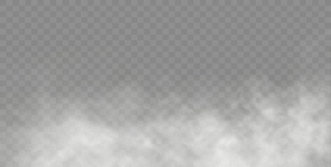 Cinematic gray smoke fog steam haze drifting transparent mysterious atmospheric background texture effect design. © LIUBOV