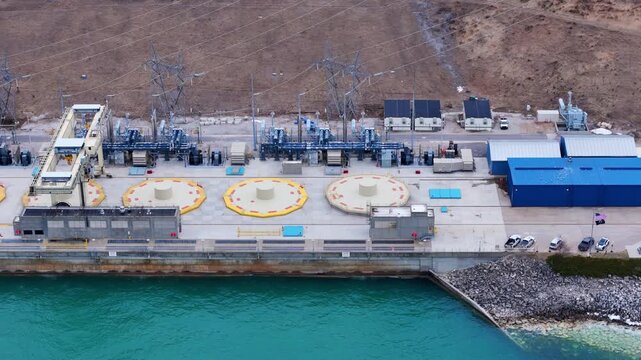Pumped storage hydroelectric power plant facilitating renewable energy production in Ludington, Michigan