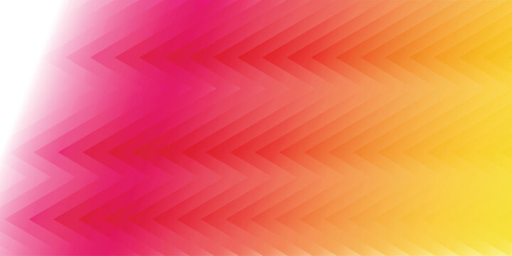 Colorful zigzag pattern with gradient effect in pink orange and yellow hues