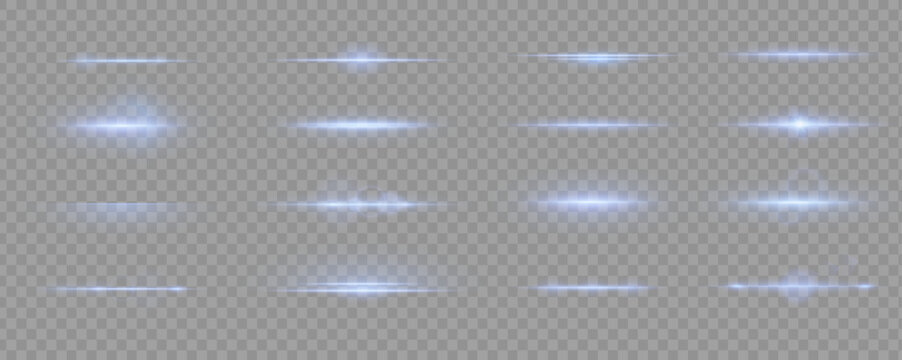 Radiant light beam vector with glowing neon stripe and energetic motion effect creating abstract futuristic background with luxury illumination and speed visual style  Set