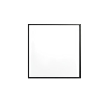 Minimalist empty square frame design