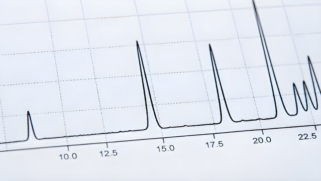 Chromatogram Peaks Analysis Graph For Chemical Separation Documentation