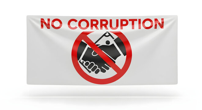 No Corruption Banner