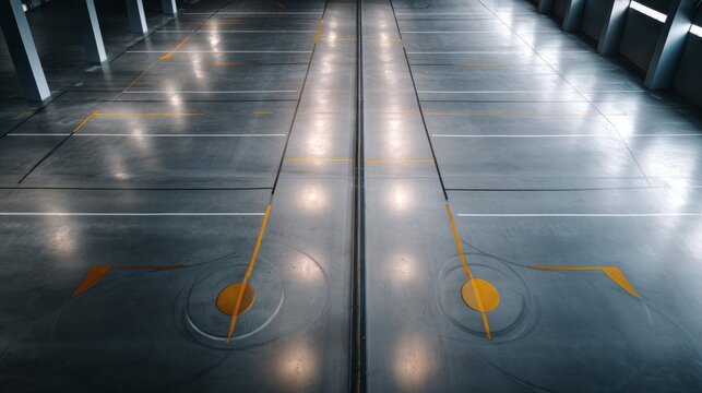 Aerial View of Private Archery Range with Clearly Marked Targets