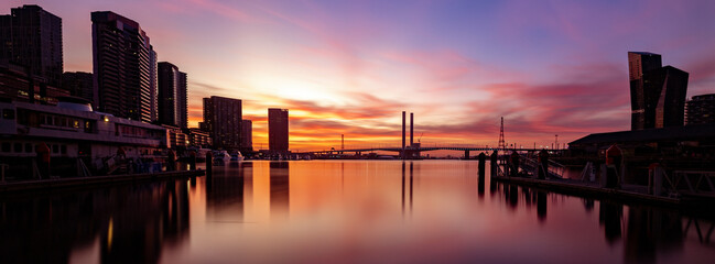 Obraz premium sunset in Melbourne 