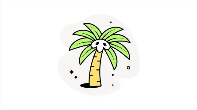 Palm Tree Animation Mp4 File