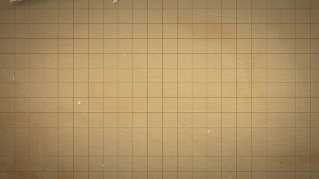 Single Photo Frame Mockup with Tape on Vintage Map Background animation 4k.