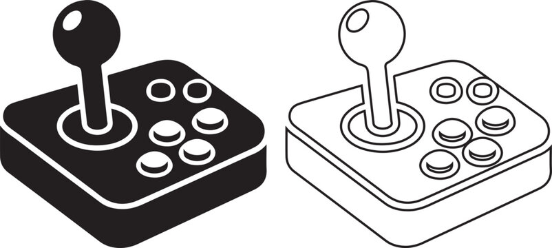 Gaming console controller video game icon vector