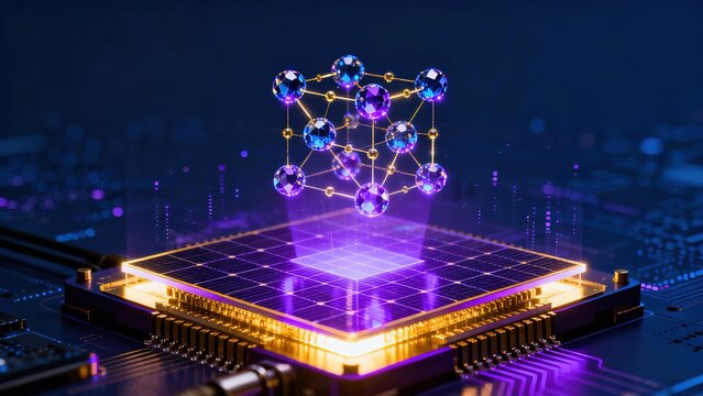 Quantum Dot Solar Cell and Advanced Nanotechnology Renewable Energy Hologram
