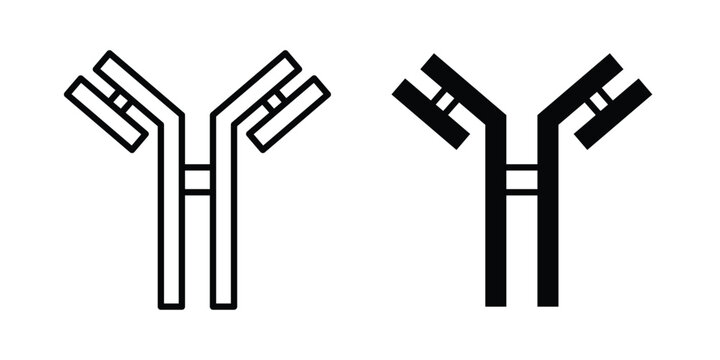 Antibody icon concept editable. Best for web ui design