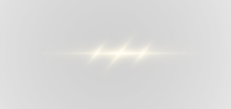 Soft yellow light line with smooth flowing shape and radiant neon glow. Clean abstract visual. png