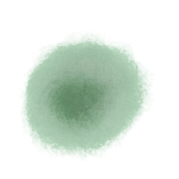 Jade Green Watercolor Brush Stroke