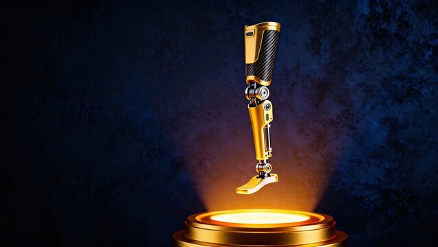 Bionic Exoskeleton Leg and Advanced Prosthetic Rehabilitation Hologram
