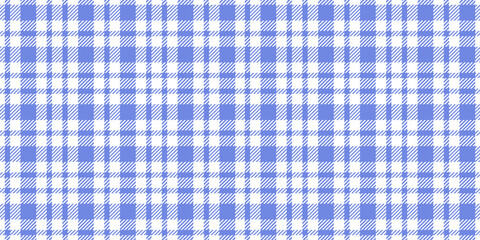 Traditional blue-and-white tartan with a geometric check pattern for design and textiles © Катерина S