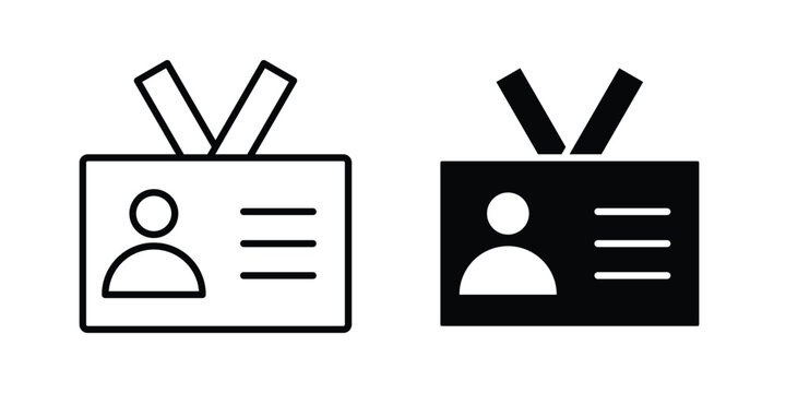 Security badge icon concept editable. Best for web ui design