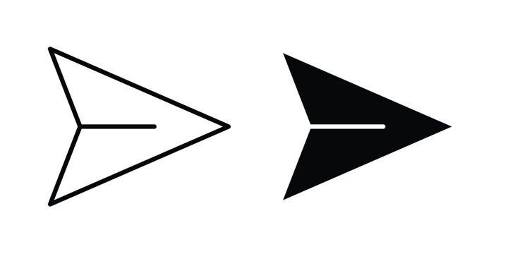 send Message icon concept editable. Best for web ui design