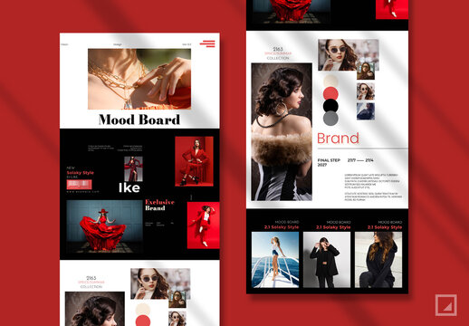 Mood Board Email Newsletter Layout