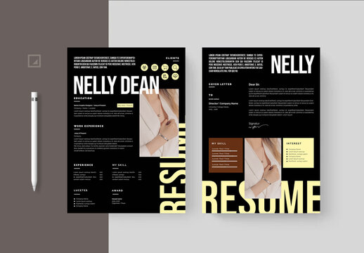 Clean Resume Design Layout
