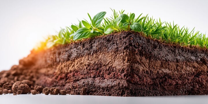 Earths layers reveal rich soil and growing life