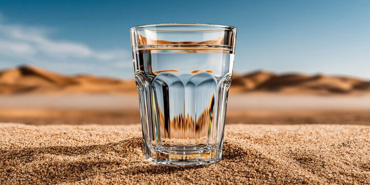 Water scarcity desert landscape thirst survival