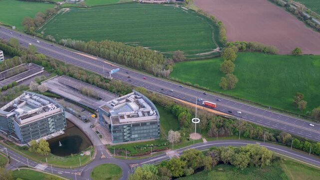 Motorway near Reading Green Park UK