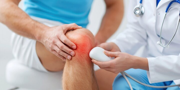 Knee examination using ultrasound technology