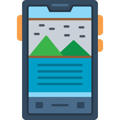 Smartphone Icon © Retro vibes