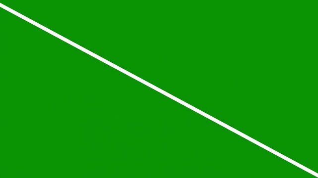 Minimalist Diagonal Line Slide &ndash; Green Screen Dynamic Transition