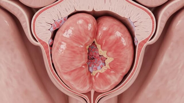 Human organ analysis: prostate gland, inflammatory state, zonal morphology, male anatomy, urogenital system, pathological change, medical research, clinical examine.