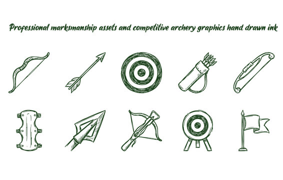Professional marksmanship archery equipment and competitive hunting gear