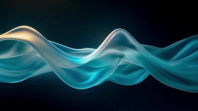 IMAX Macro of Soft Luminous Waves Moving Like Silk in Wind 4K Slow Motion