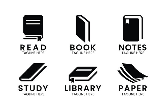 Minimalist Book and Education Logo Collection